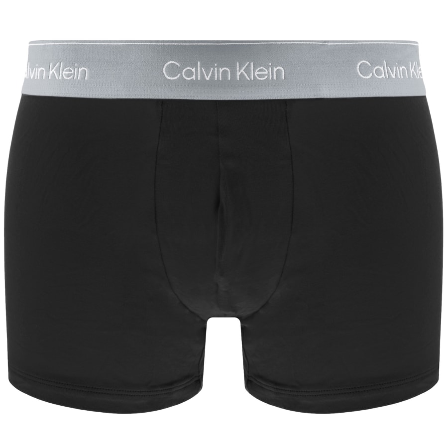 Image number 3 for Calvin Klein Underwear 3 Pack Trunks Black