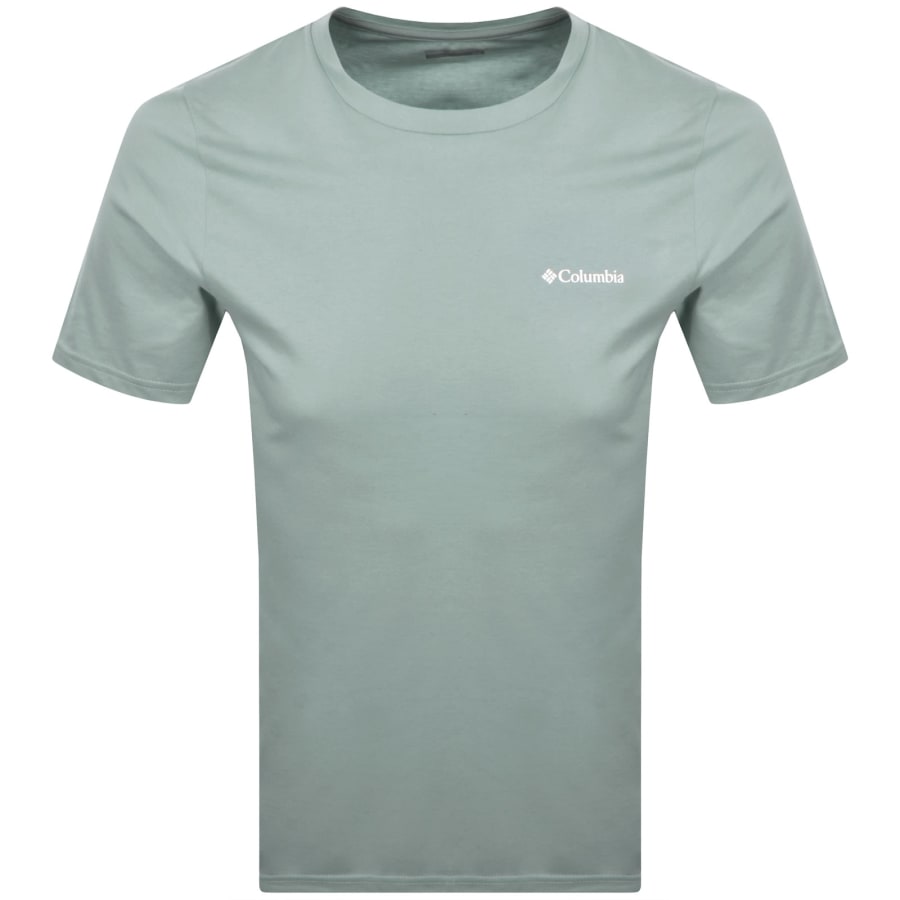 Image number 1 for Columbia Basic Logo T Shirt Blue