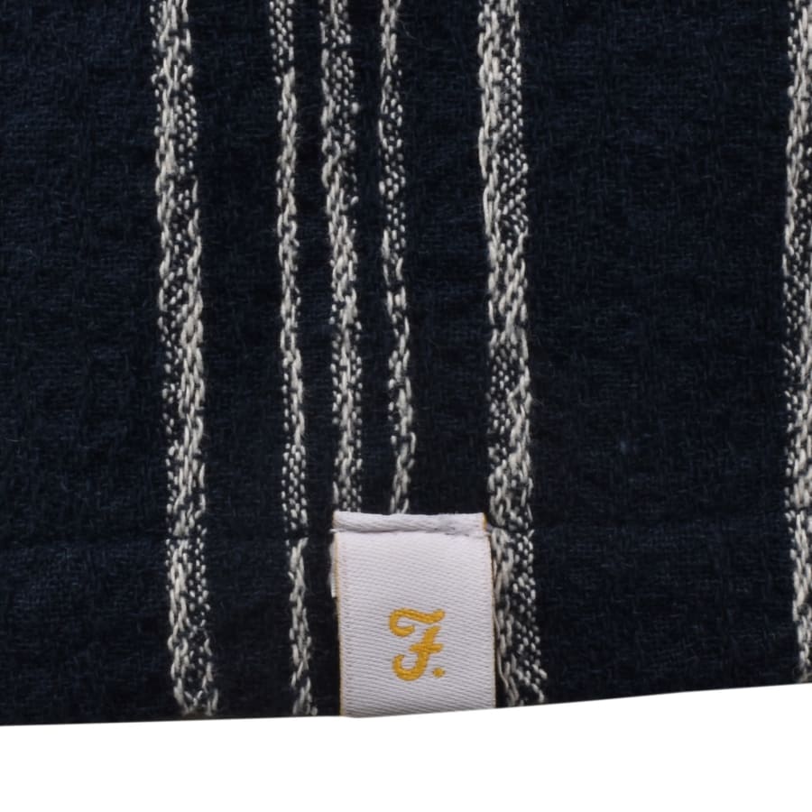 Image number 3 for Farah Simon Striped Shirt Navy