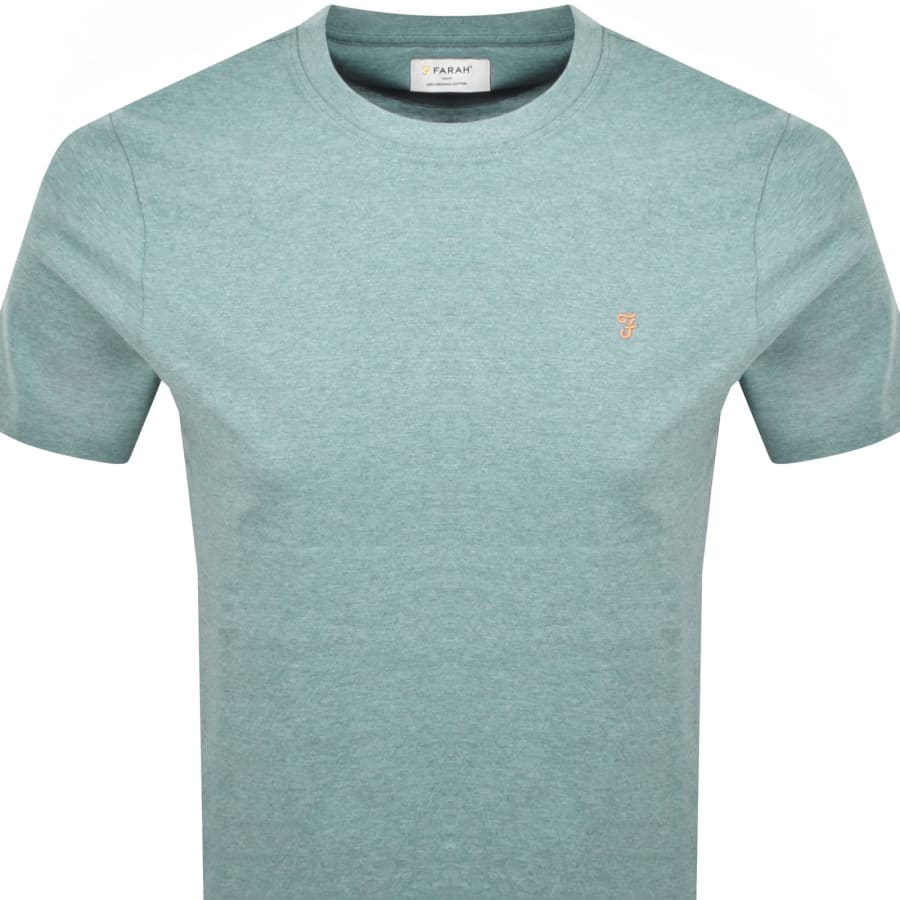 Image number 2 for Farah Danny Regular Fit T Shirt Green