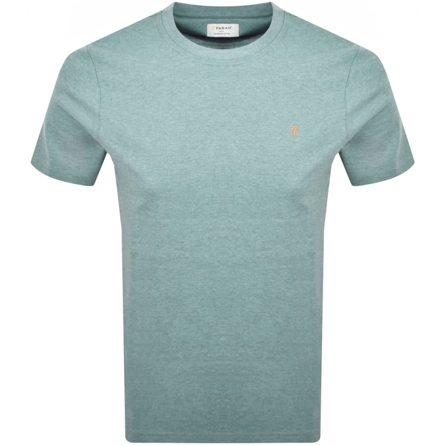 Image number 1 for Farah Danny Regular Fit T Shirt Green