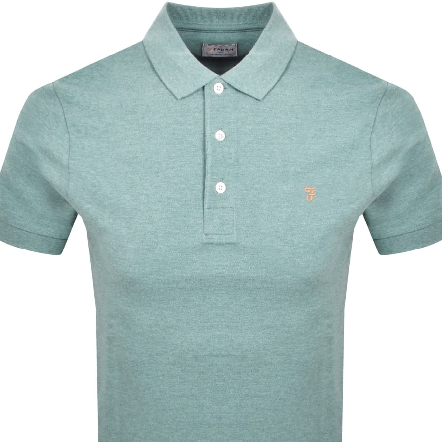 Image number 2 for Farah Blanes Polo T Shirt Green