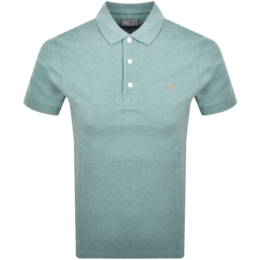 Image number 1 for Farah Blanes Polo T Shirt Green