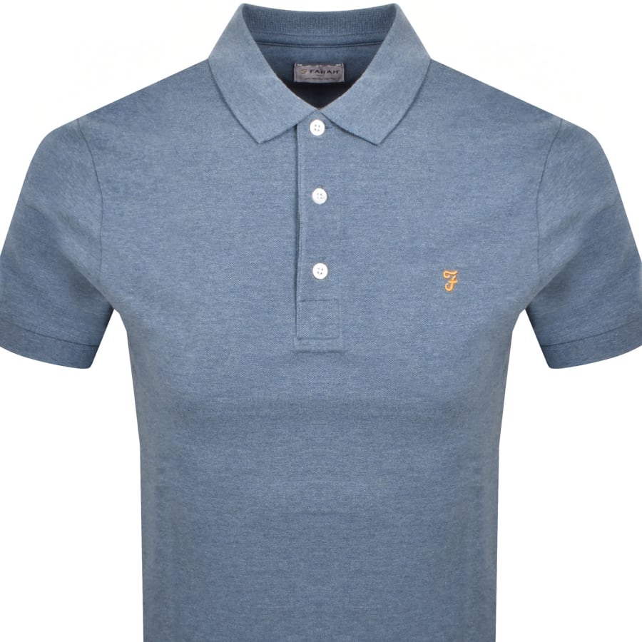 Image number 2 for Farah Blanes Polo T Shirt Blue
