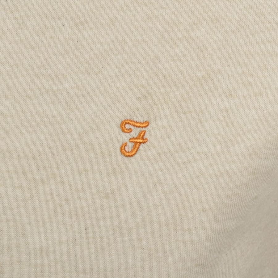 Image number 3 for Farah Tim New Crew Neck Sweatshirt Beige