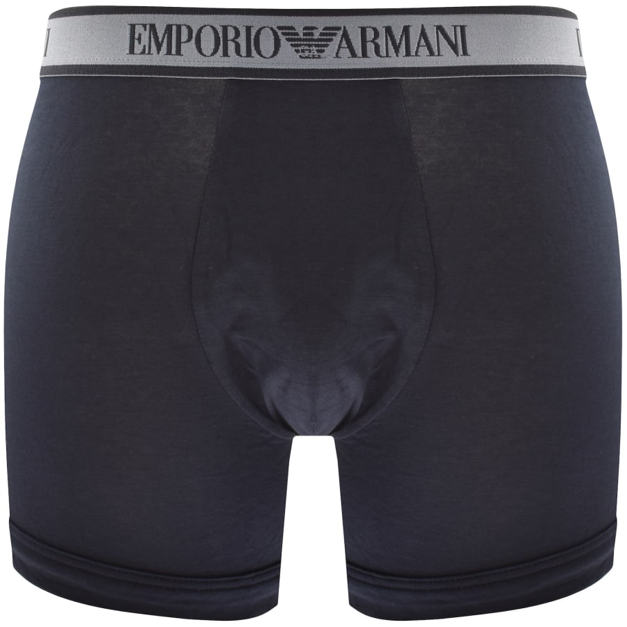 Image number 2 for Emporio Armani 3 Pack Boxer Briefs Navy