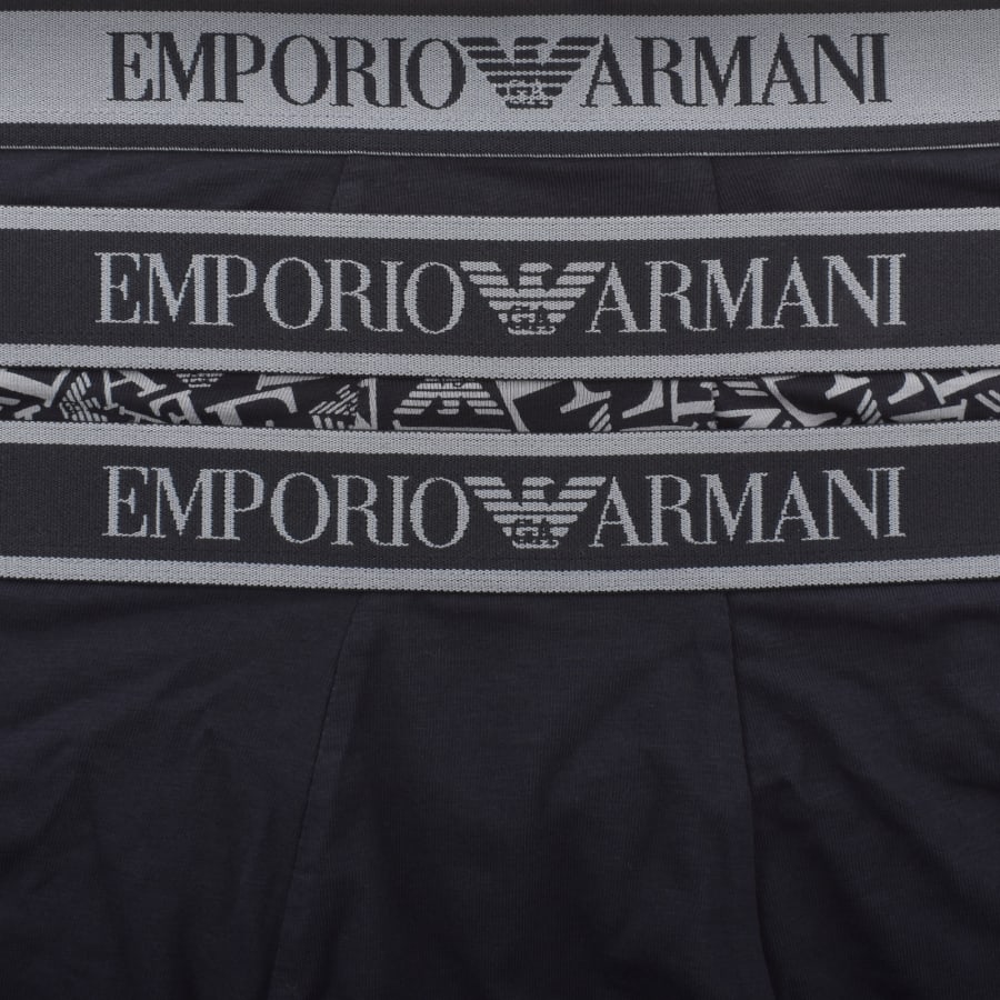 Image number 5 for Emporio Armani 3 Pack Boxers Navy