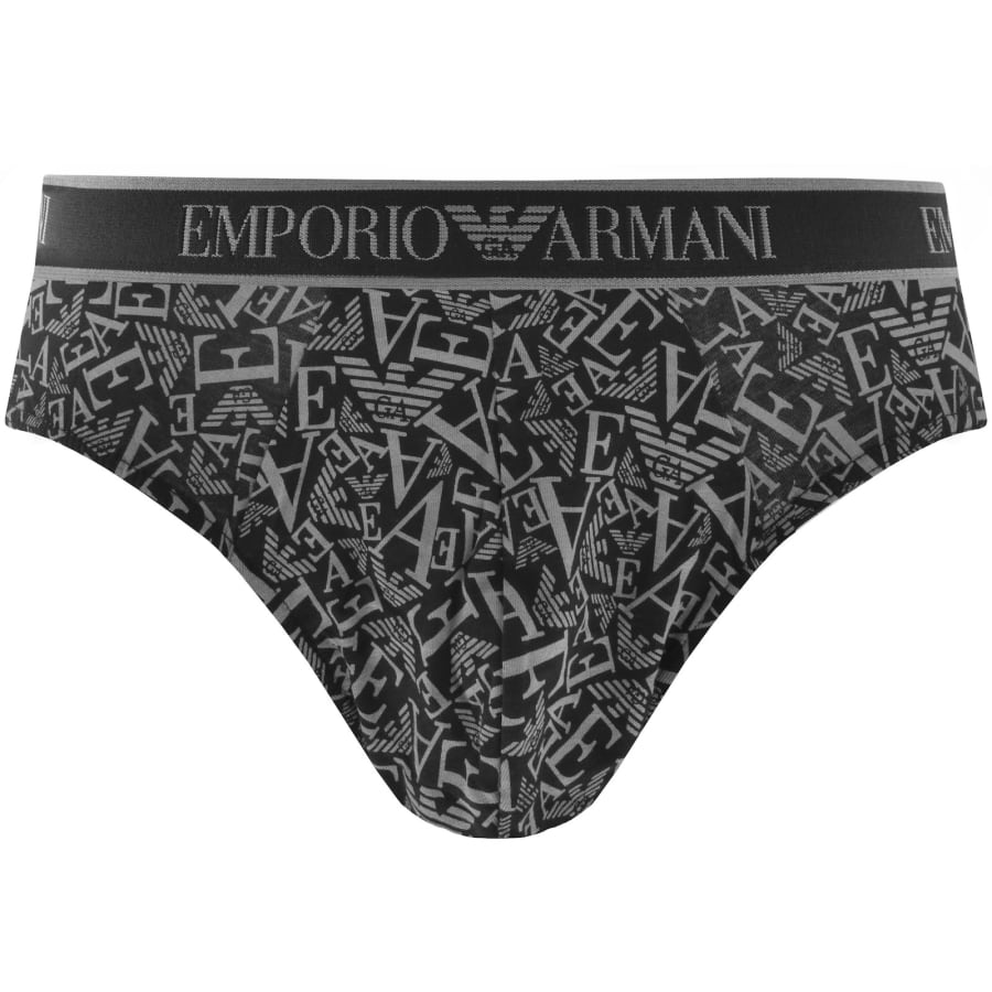 Image number 3 for Emporio Armani 3 Pack Briefs Black