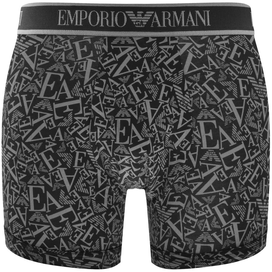 Image number 3 for Emporio Armani 3 Pack Boxers Black