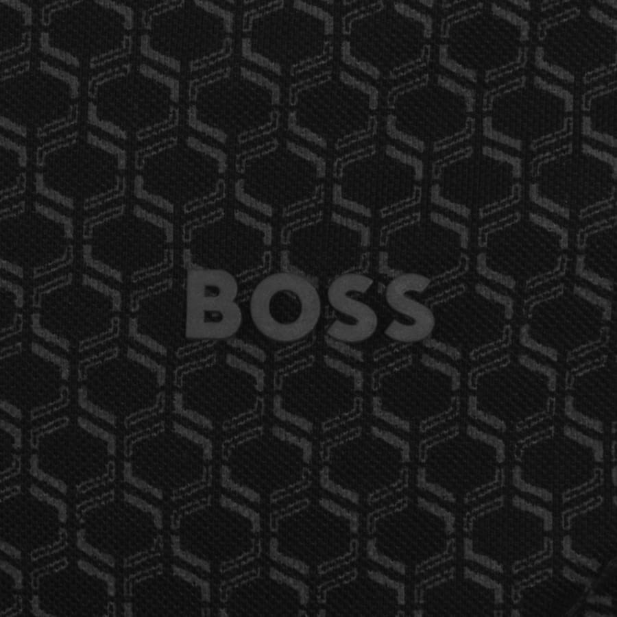 Image number 3 for BOSS Pattern Polo T Shirt Black