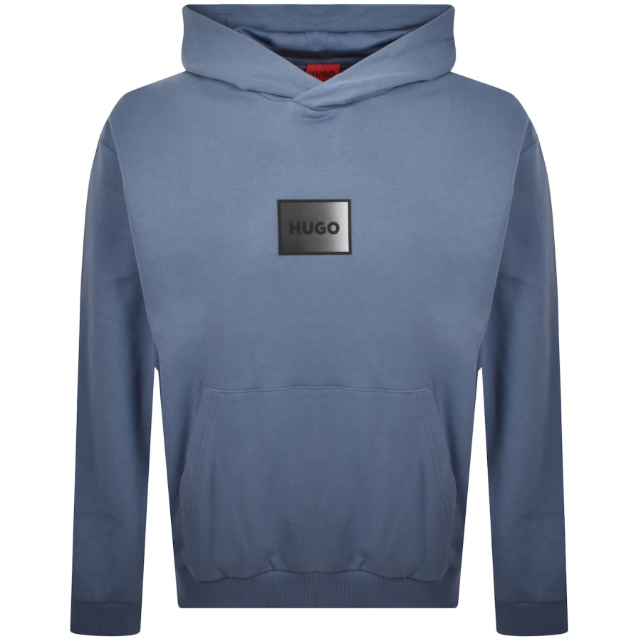 Image number 1 for HUGO Danohood Hoodie Blue