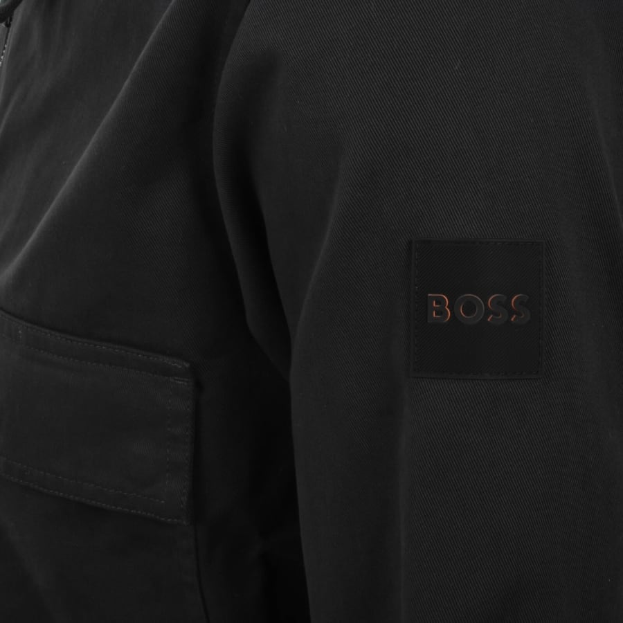 Image number 4 for BOSS Lorum Full Zip Overshirt Black