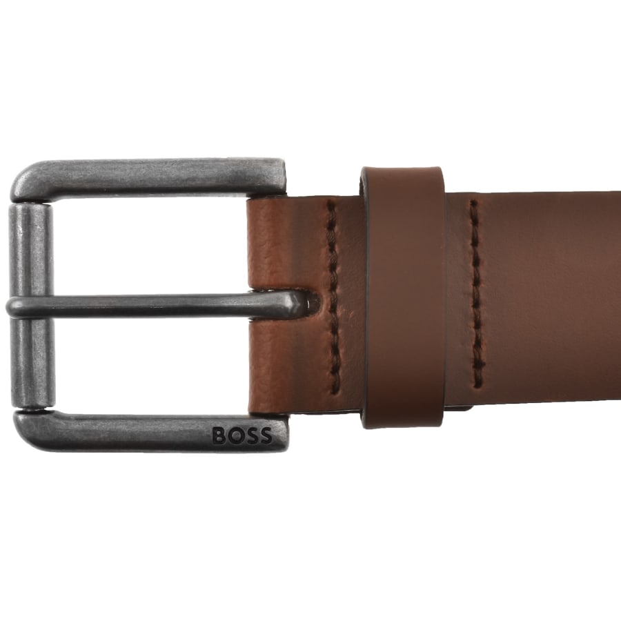Image number 2 for BOSS Joris Roller Buckle Belt Brown