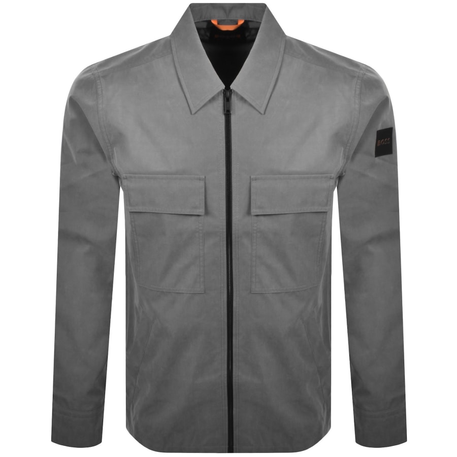Image number 2 for BOSS Lozzy M Overshirt Grey