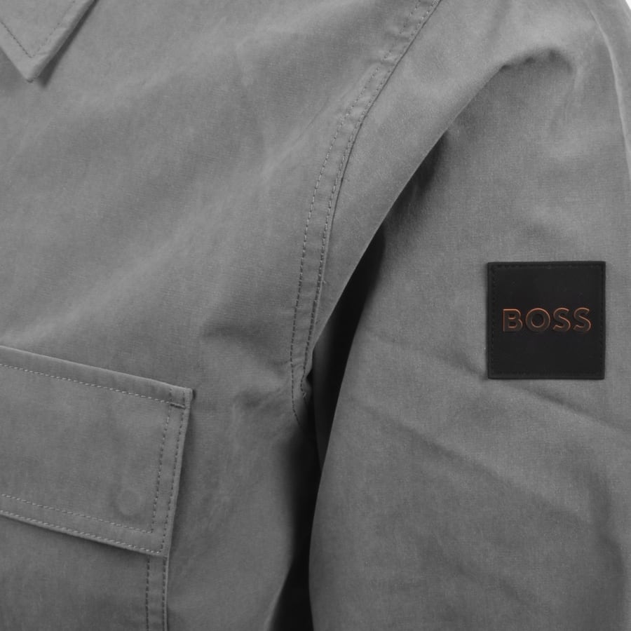 Image number 4 for BOSS Lozzy M Overshirt Grey