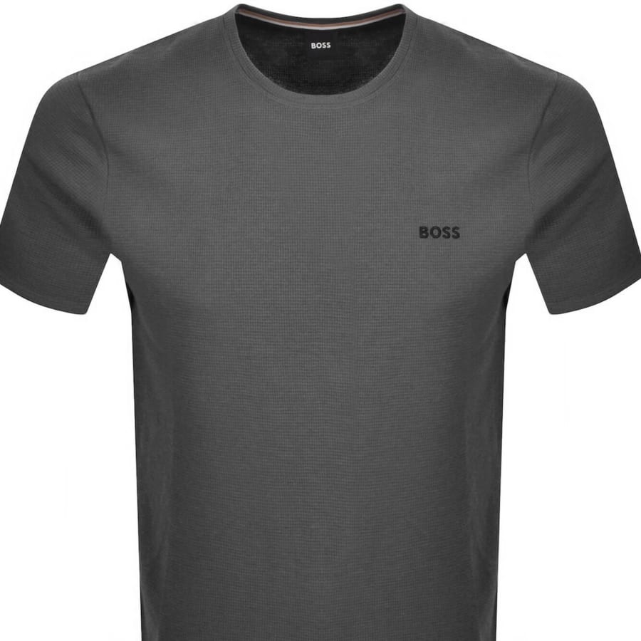 Image number 2 for BOSS Waffle T Shirt Grey