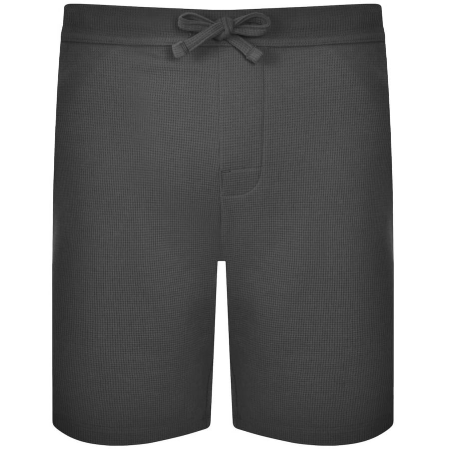 Image number 4 for BOSS Mix And Match Waffle Short Set Grey