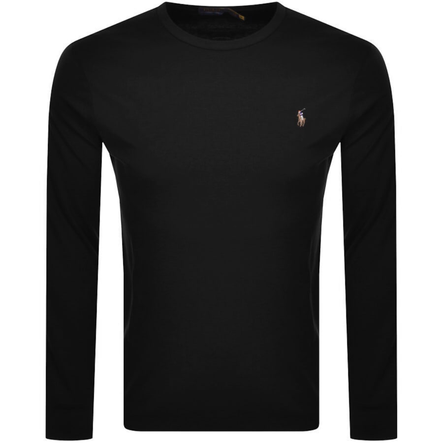 Image number 1 for Ralph Lauren Long Sleeved T Shirt Black