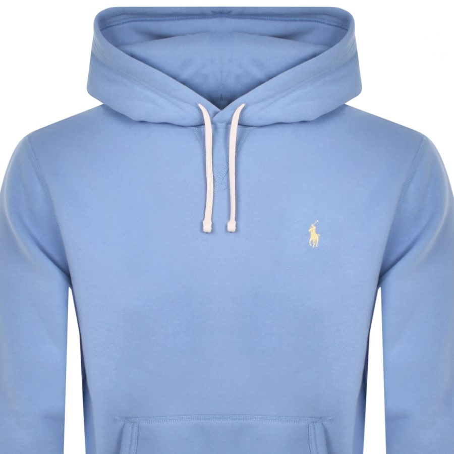 Image number 2 for Ralph Lauren Classic Hoodie Bristol Blue
