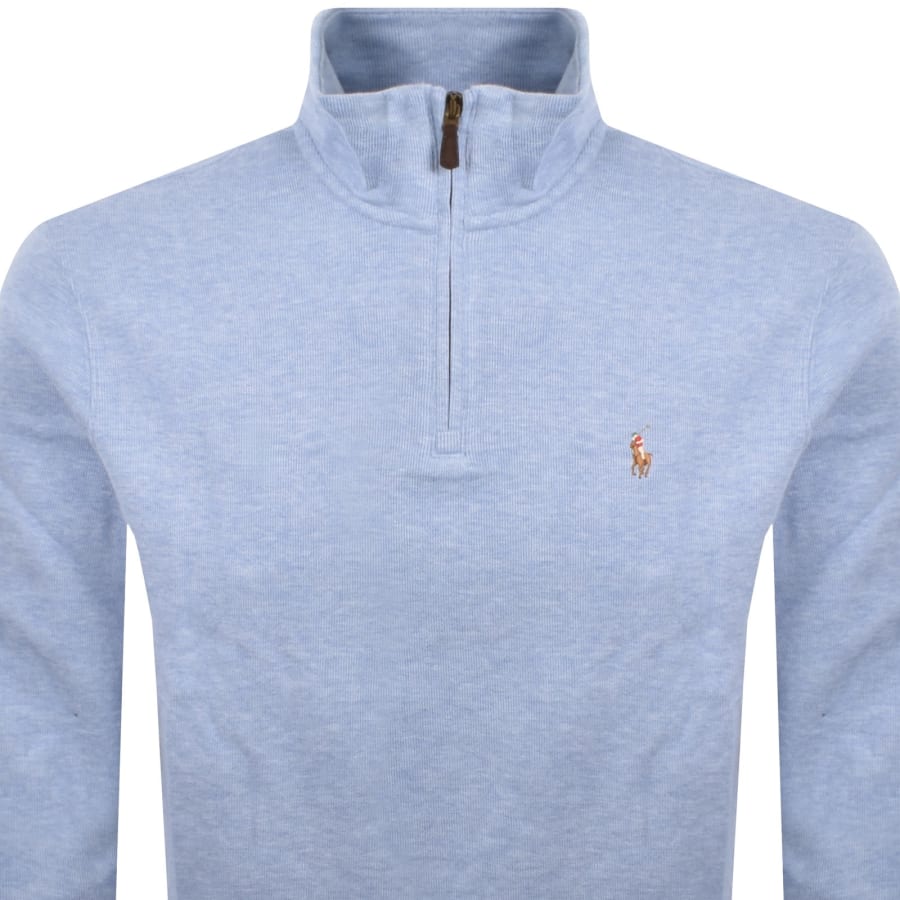 Image number 2 for Ralph Lauren Crew Neck Knit Jumper Blue