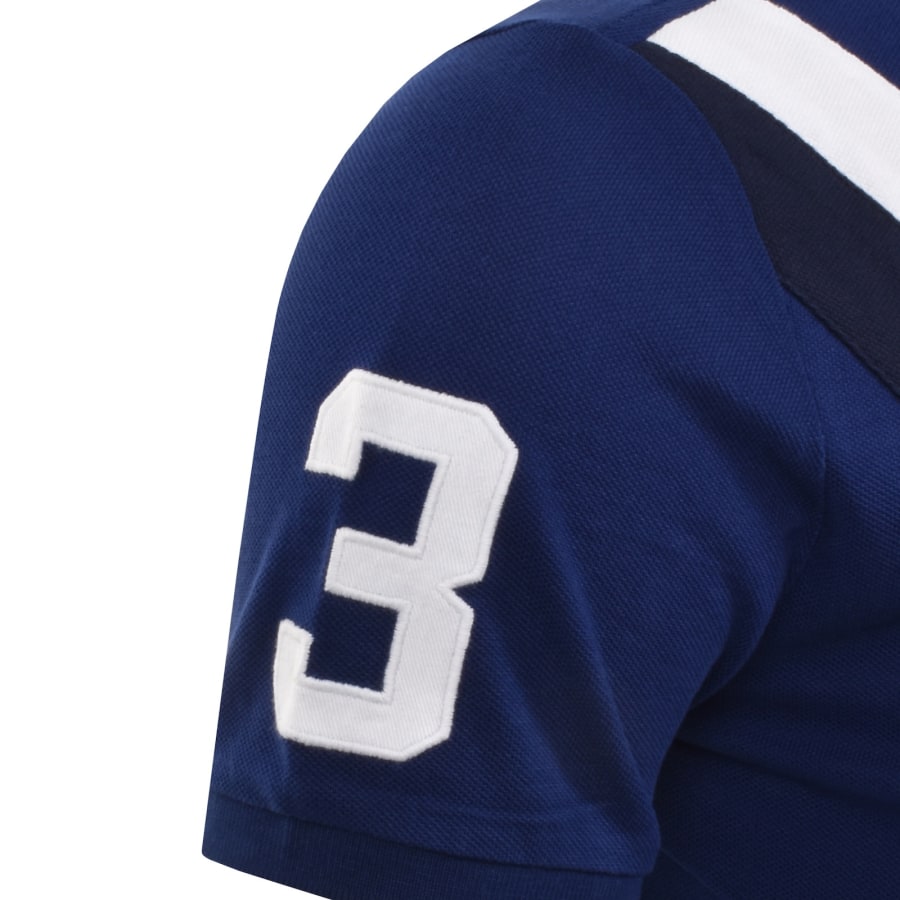 Image number 5 for Ralph Lauren Custom Slim Polo T Shirt Blue