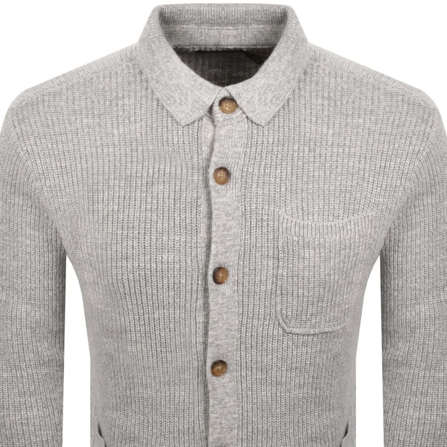Image number 2 for Ralph Lauren Knit Cardigan Grey