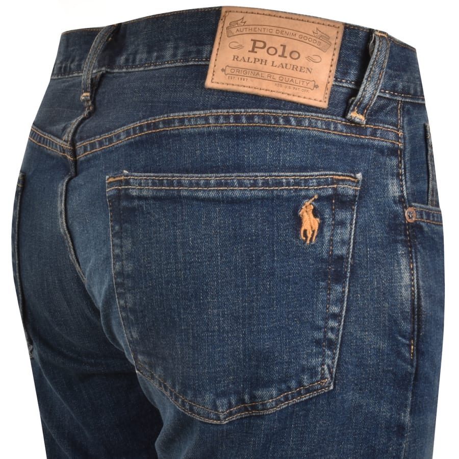 Image number 4 for Ralph Lauren Sullivan Slim Fit Jeans Blue