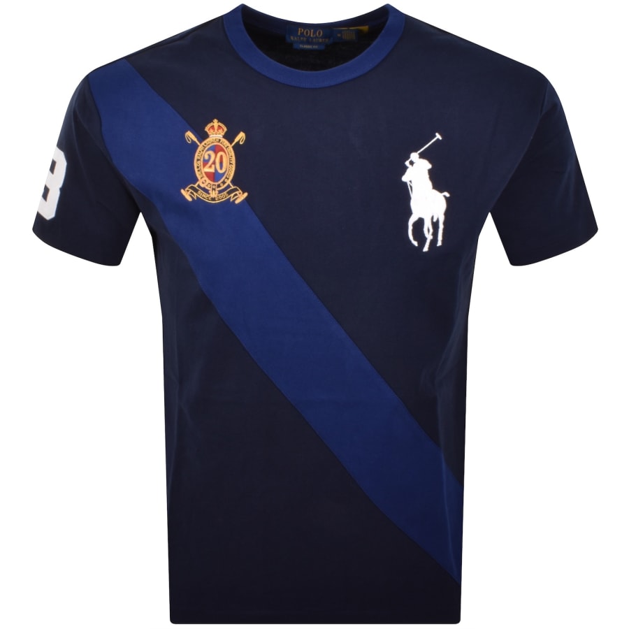 Image number 1 for Ralph Lauren Crew Neck T Shirt Navy