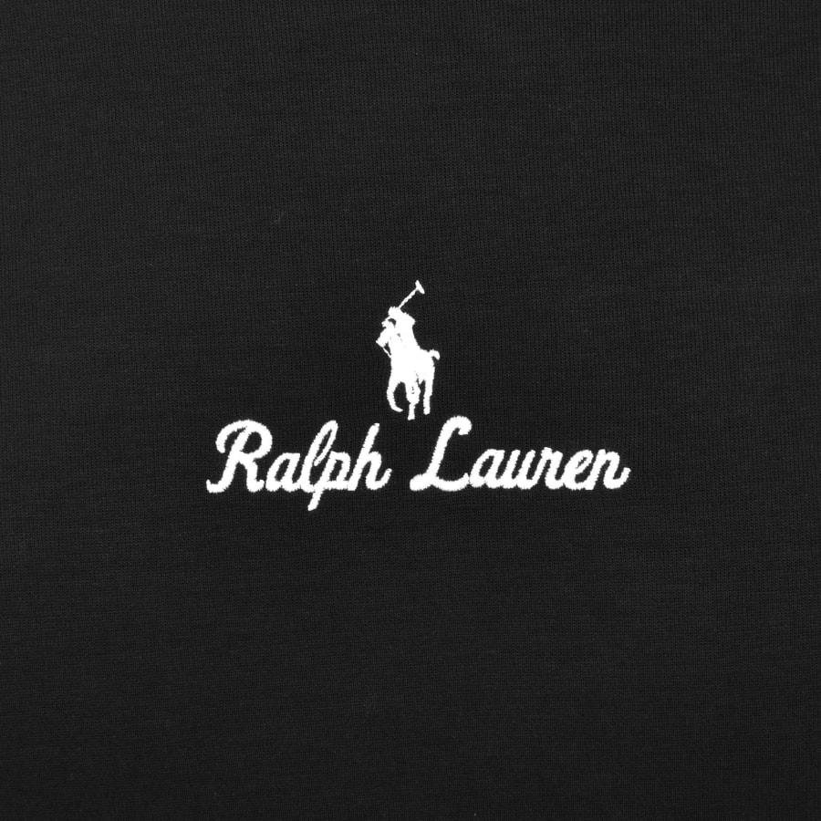 Image number 3 for Ralph Lauren Logo Hoodie Polo Black