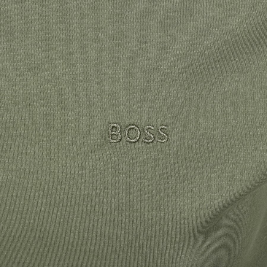 Image number 3 for BOSS Pado 30 Long Sleeved Polo T Shirt Green