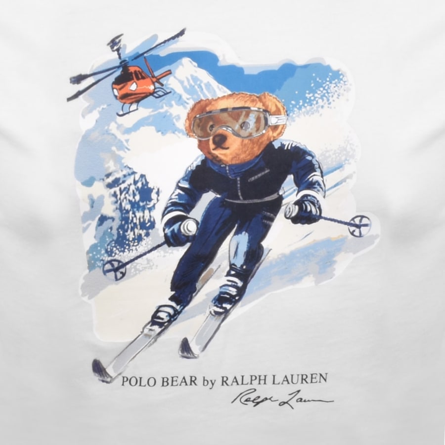 Image number 3 for Ralph Lauren Active Bear T Shirt White