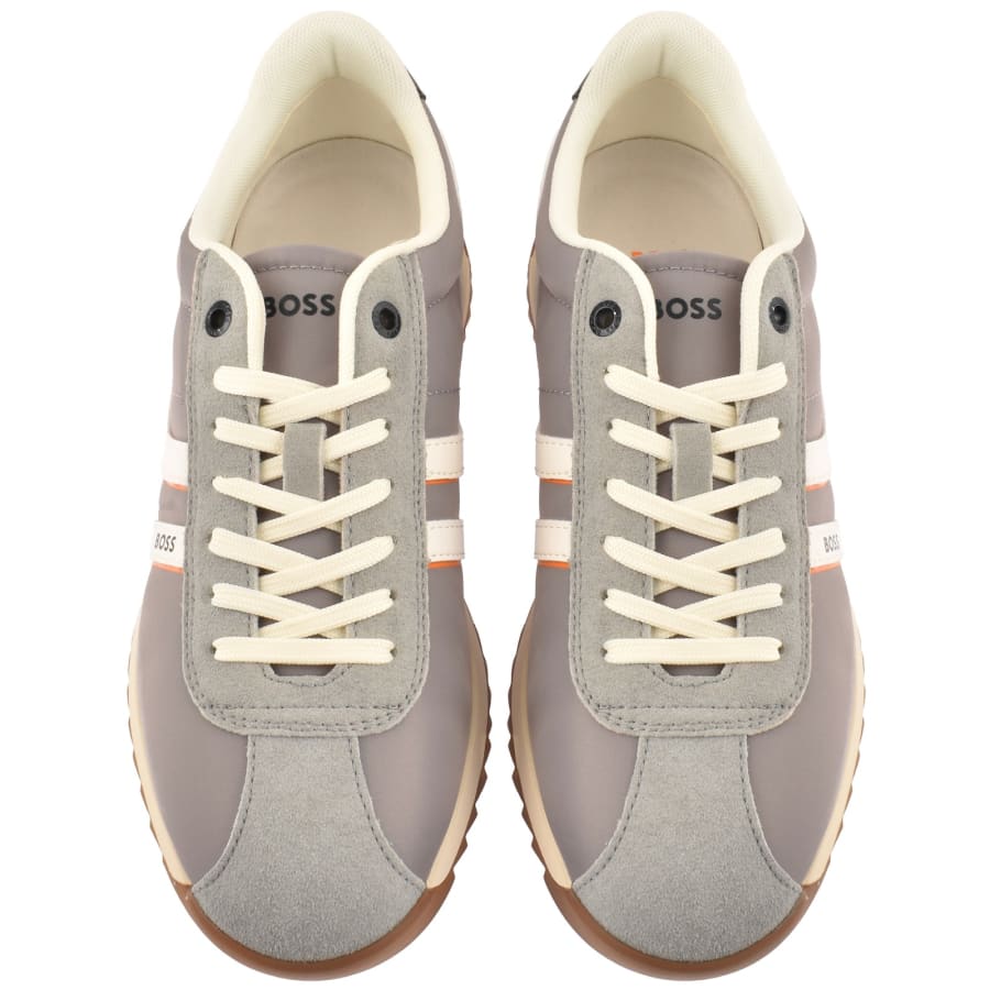 Image number 3 for BOSS Zayn Trainers Medium Grey