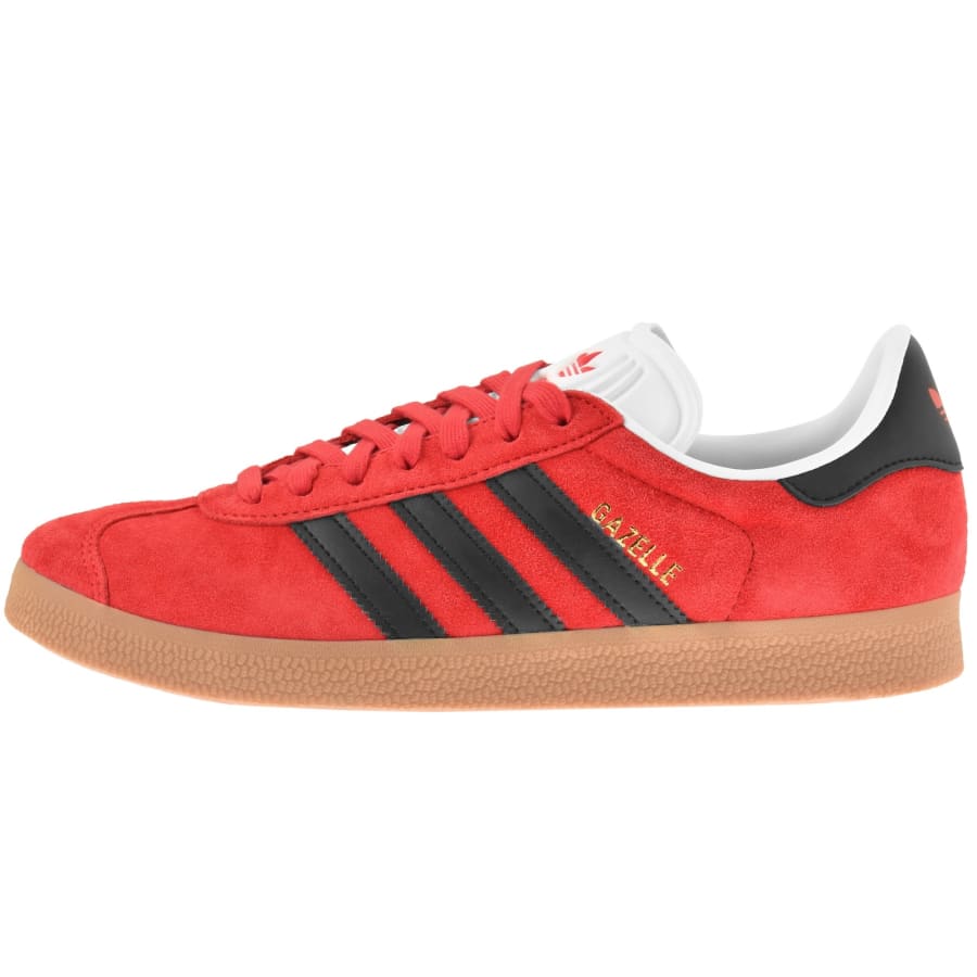 Image number 1 for adidas Originals Gazelle Trainers Red