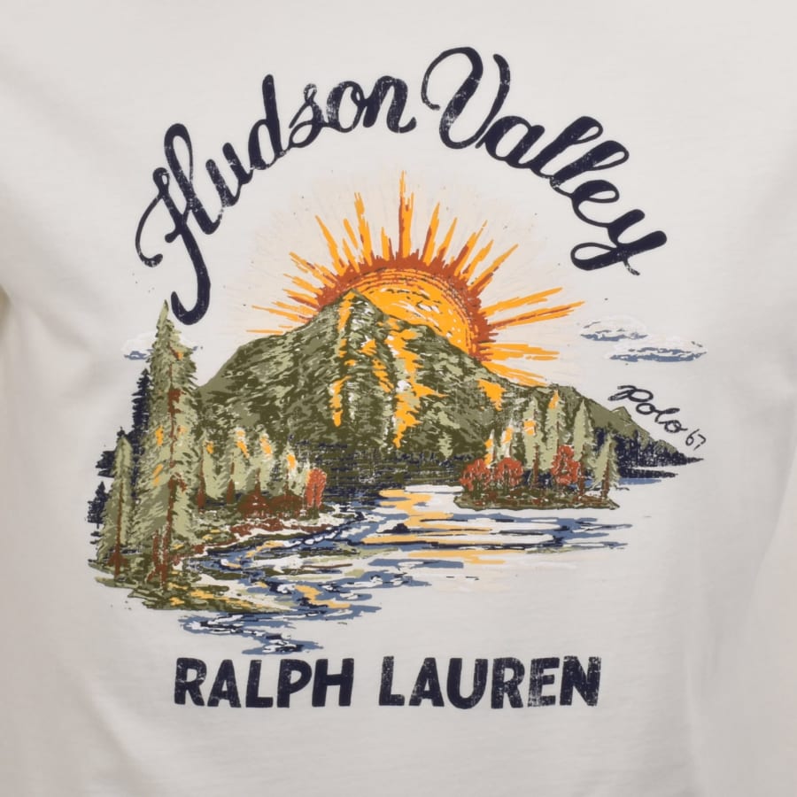Image number 3 for Ralph Lauren Graphic T Shirt White