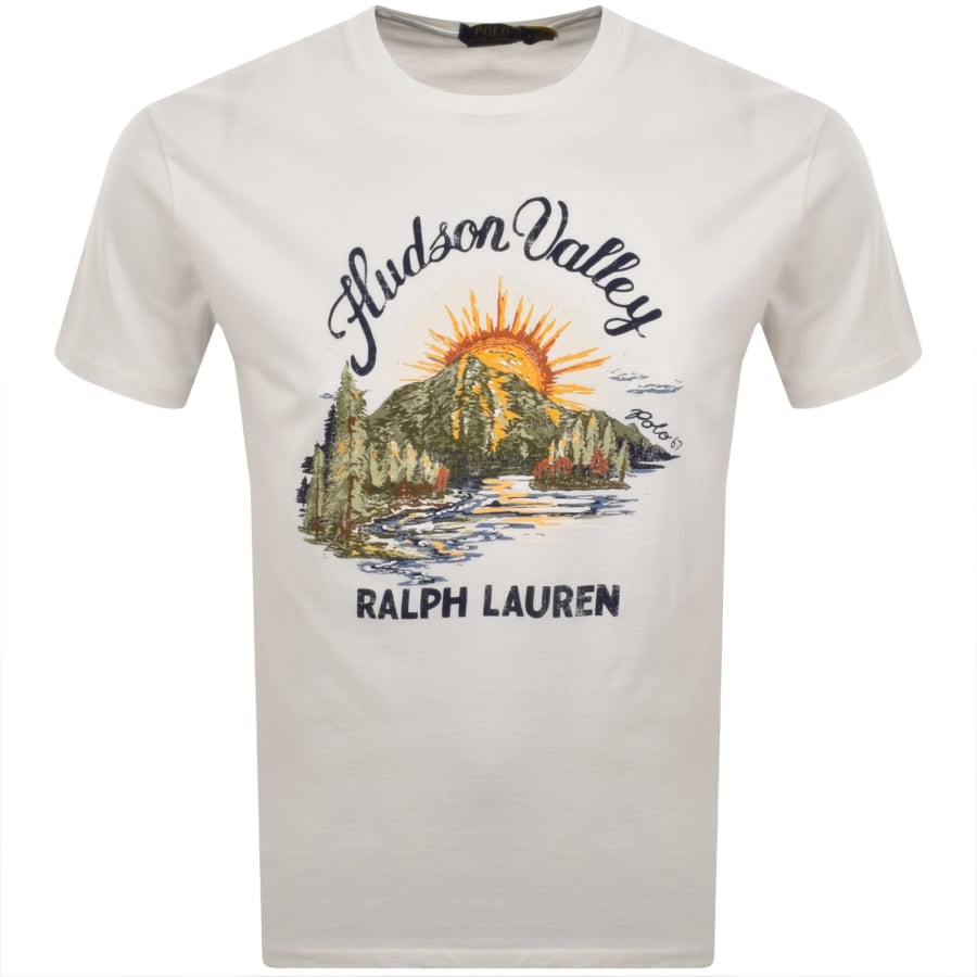 Image number 1 for Ralph Lauren Graphic T Shirt White