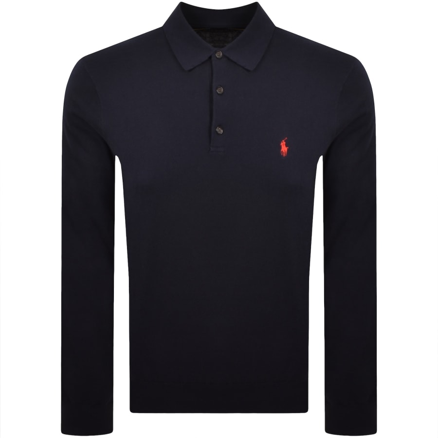 Image number 1 for Ralph Lauren Polo Knitted Jumper Navy