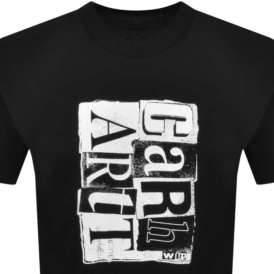 Image number 2 for Carhartt WIP Moving Letterpress T Shirt Black