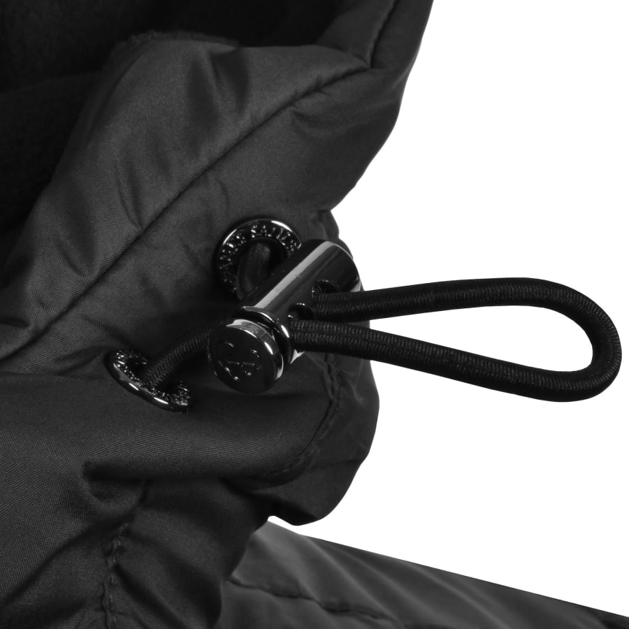 Image number 5 for Sandbanks Hooded Puffer Gilet Black