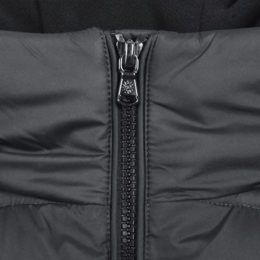 Image number 4 for Sandbanks Hooded Puffer Gilet Grey