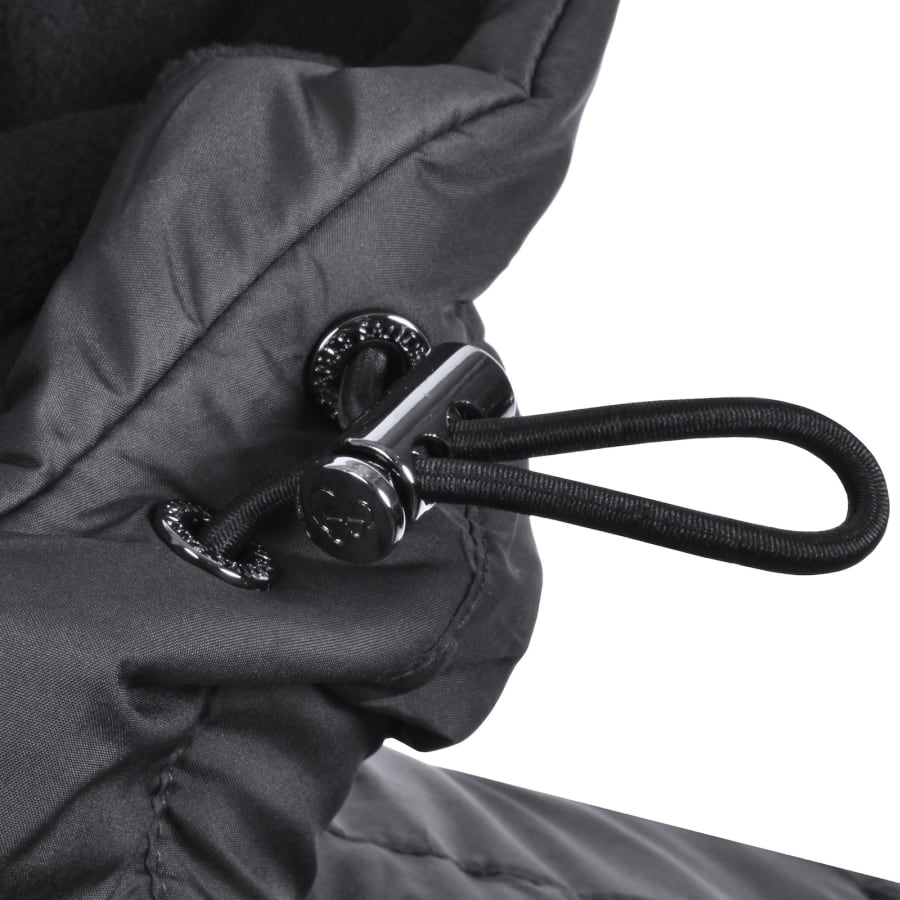 Image number 5 for Sandbanks Hooded Puffer Gilet Grey