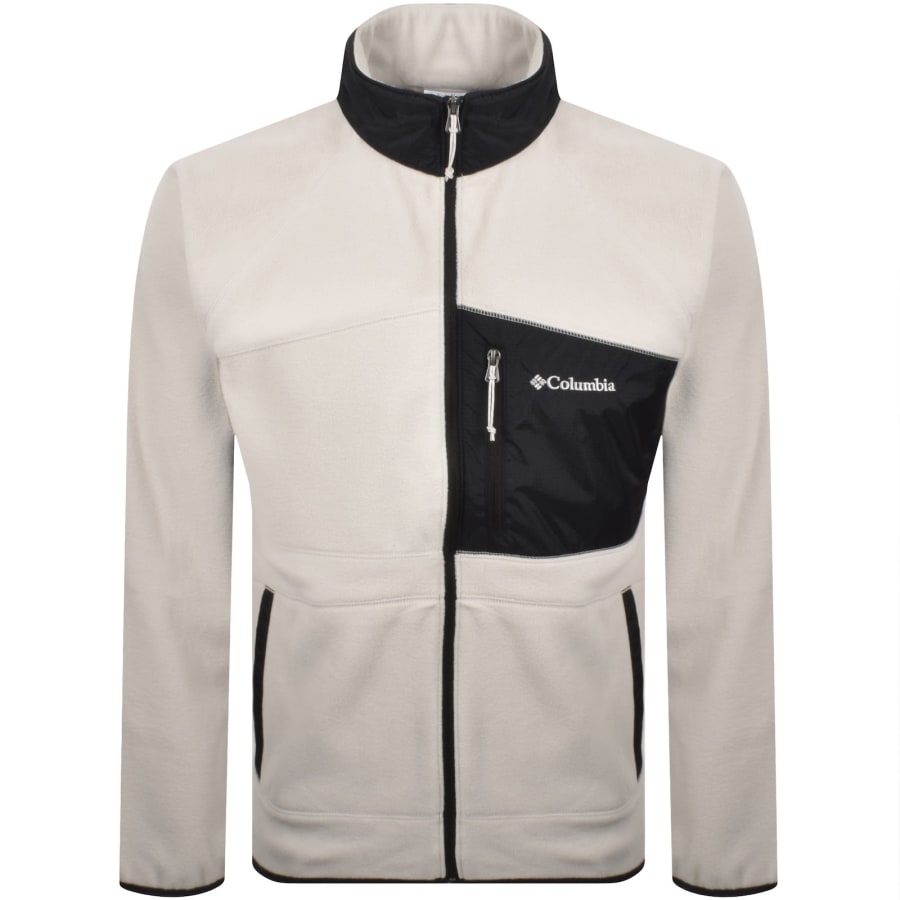 Image number 1 for Columbia Fast Trek Full Zip Fleece Beige