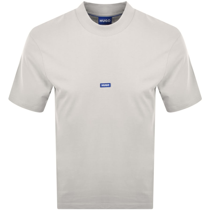 Image number 1 for HUGO Blue Nieros Logo T Shirt White