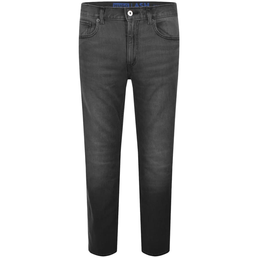 Image number 2 for HUGO Blue Slim Fit Ash Jeans Dark Grey