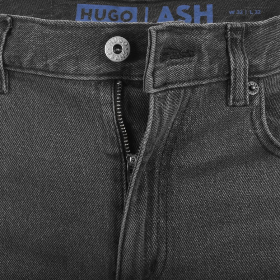 Image number 5 for HUGO Blue Slim Fit Ash Jeans Dark Grey
