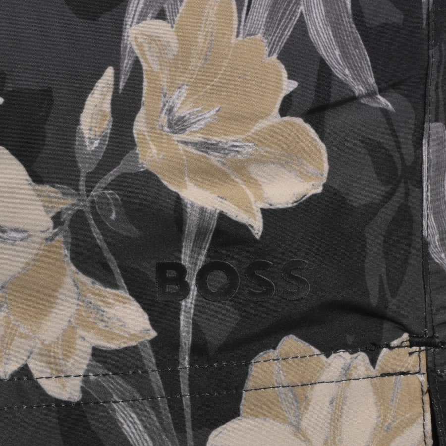 Image number 3 for BOSS Iris Swim Shorts Black