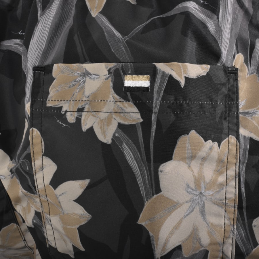 Image number 4 for BOSS Iris Swim Shorts Black