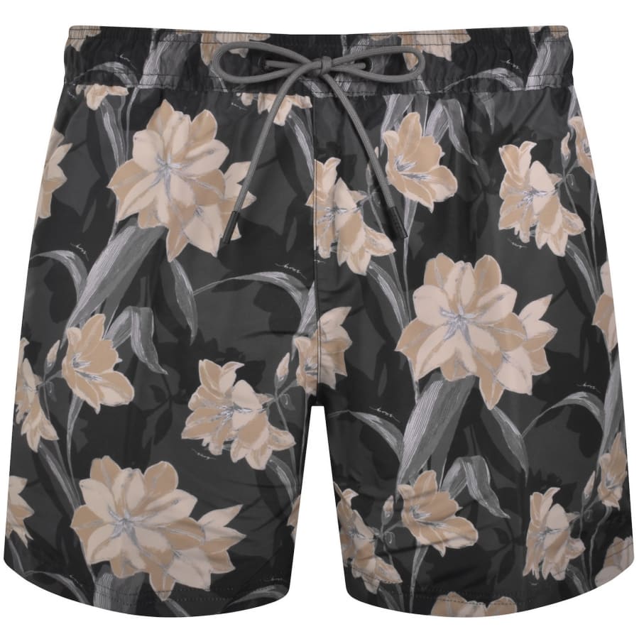 Image number 1 for BOSS Iris Swim Shorts Black