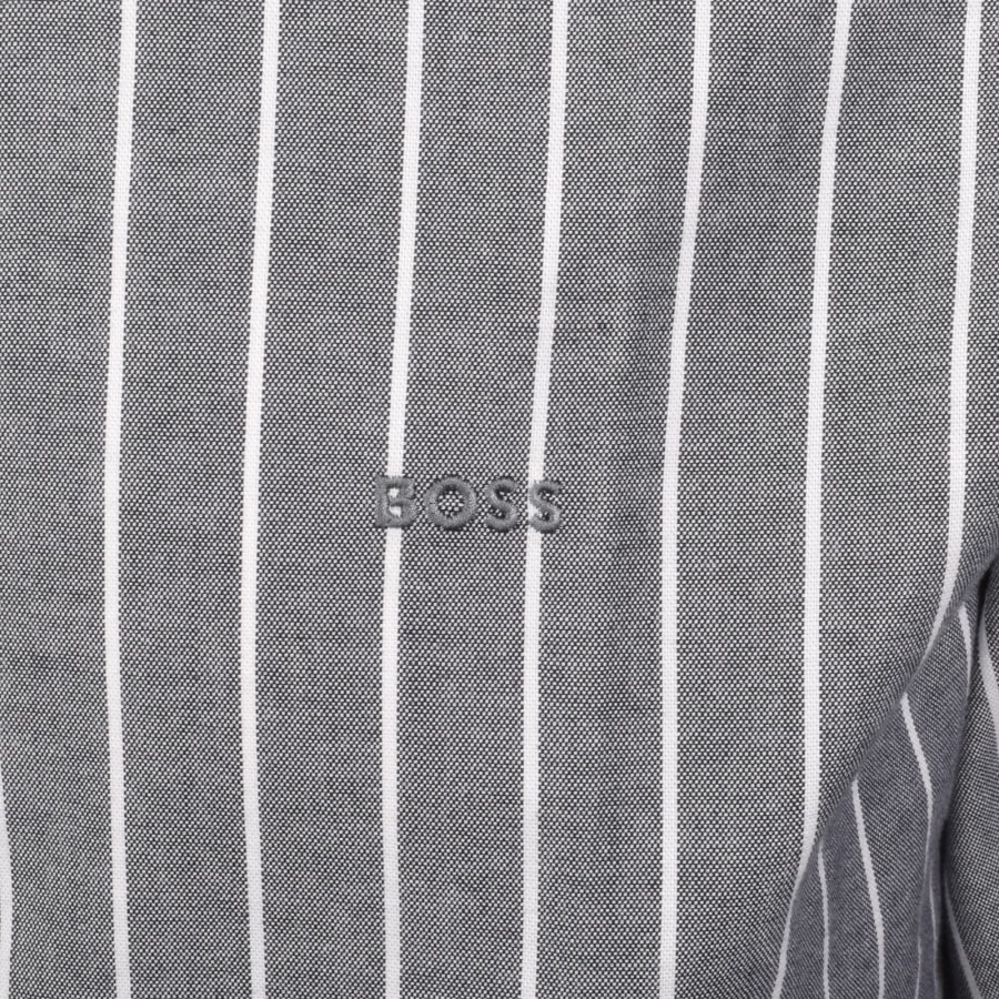 Image number 3 for BOSS Ricoplus Long Sleeved Shirt Dark Blue