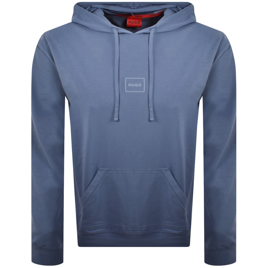 Image number 1 for HUGO Laze Hoodie Open Blue