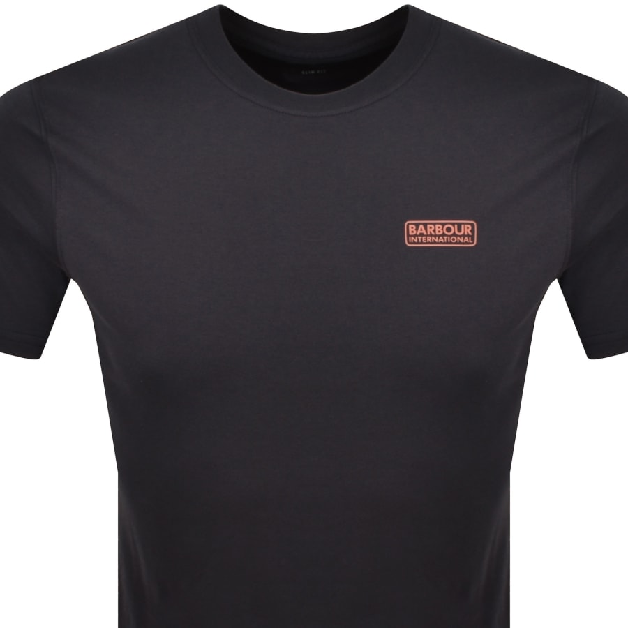 Image number 2 for Barbour International Logo T Shirt Navy